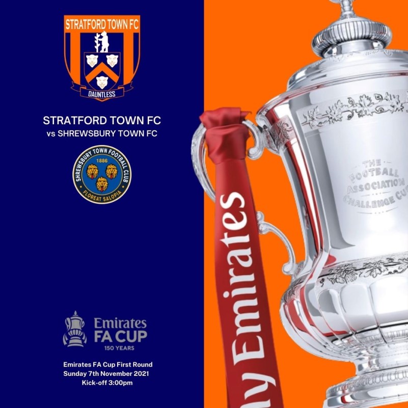 Stratford Town Football Club, FA Cup tickets now on sale!